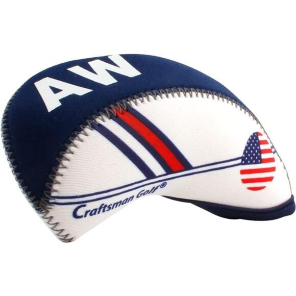 Golf US Flag Neoprene Golf Club Head Cover Wedge Iron Protective Headcover - Picture 2 of 7
